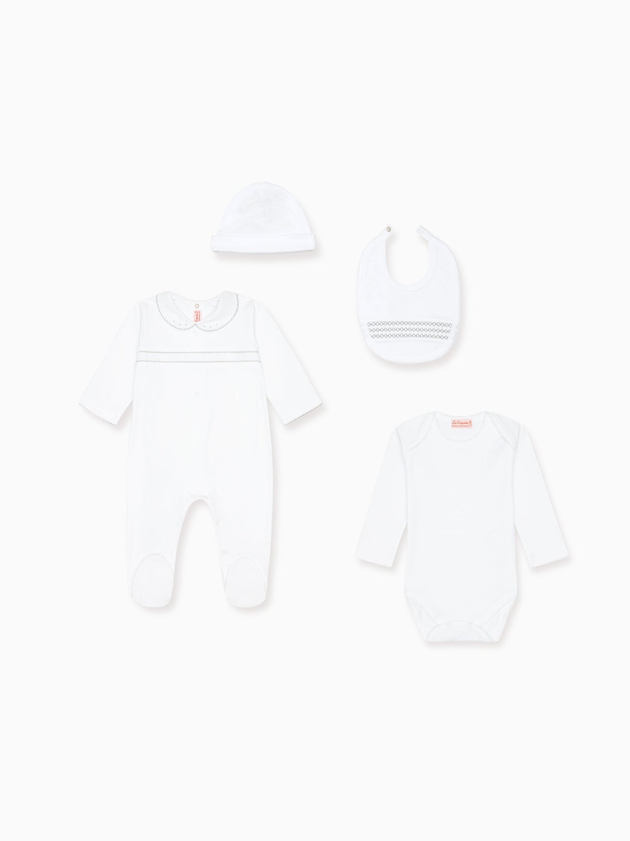 White Remo Newborn Gift Set