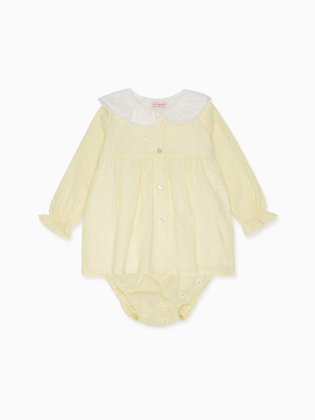 Yellow Floral Patricia Baby Girl Set