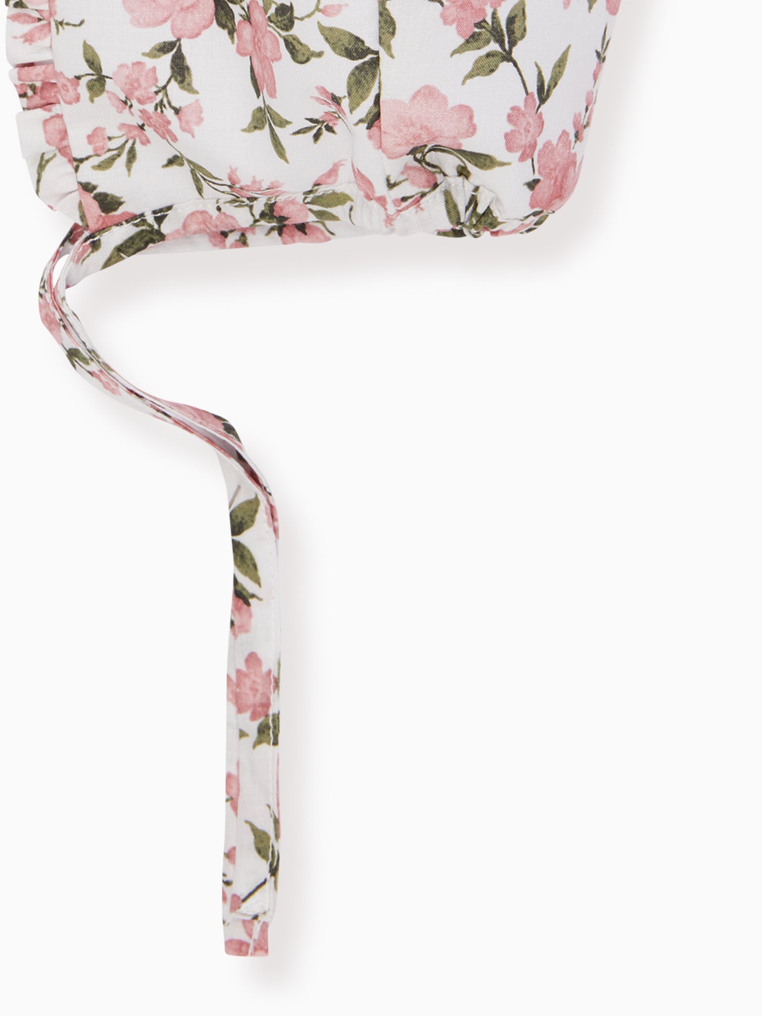 Pink Floral Varela Baby Bonnet