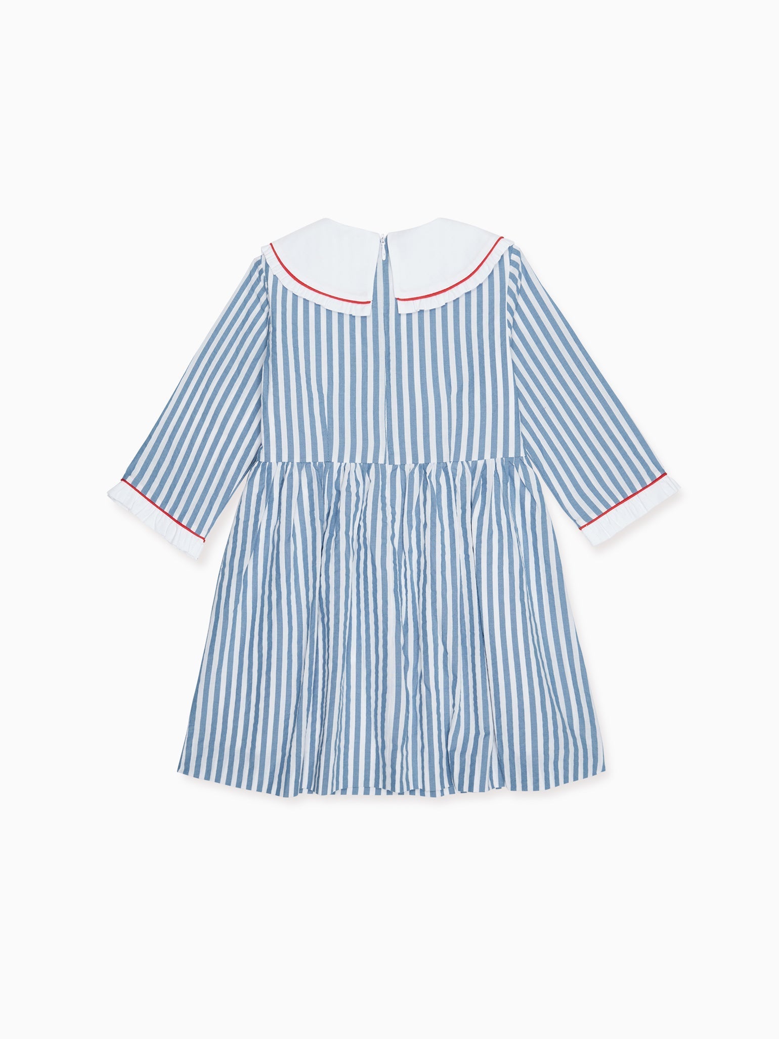 Blue Stripe Provenza Girl Dress