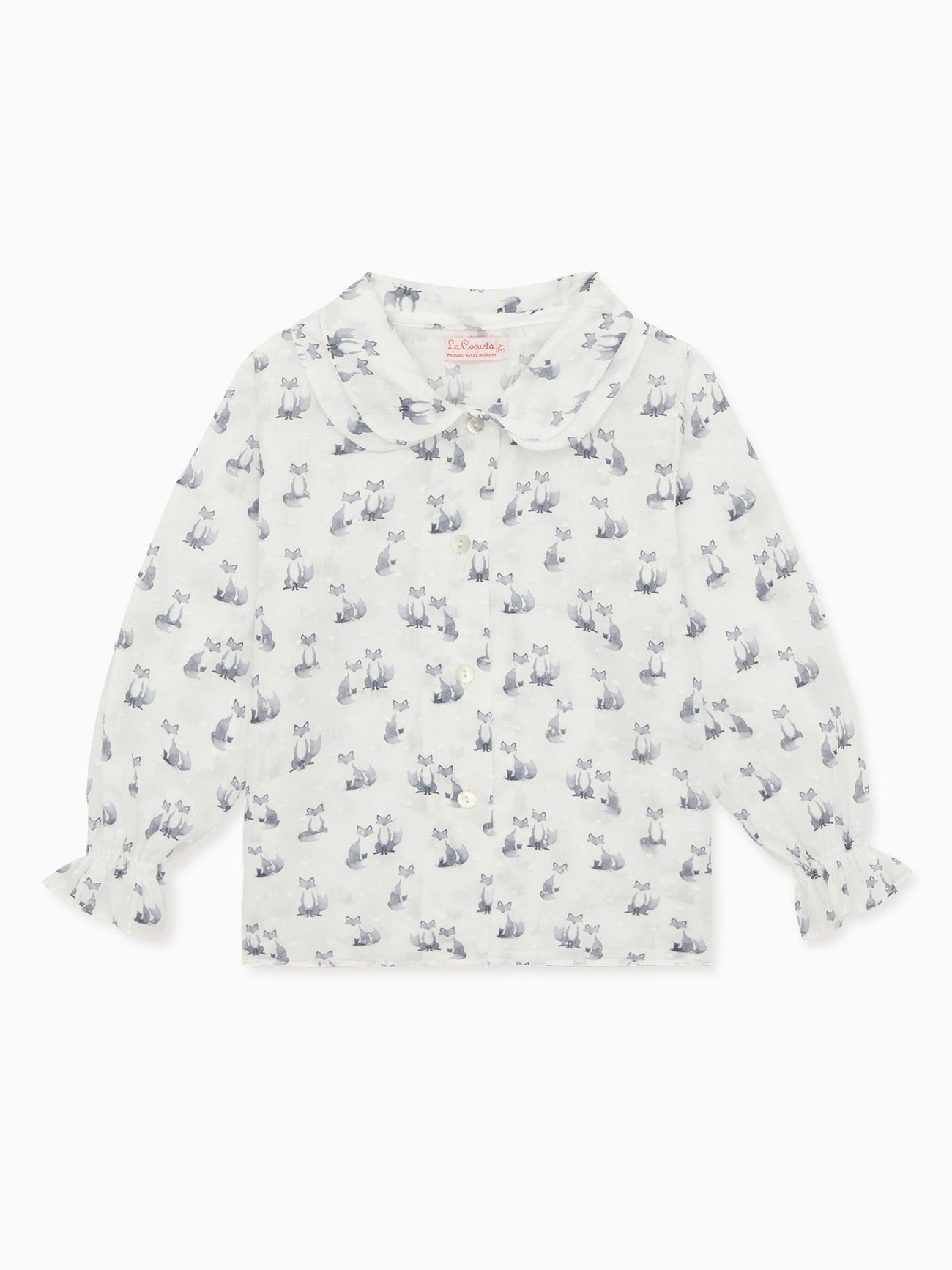 White Rebecca Baby Shirt