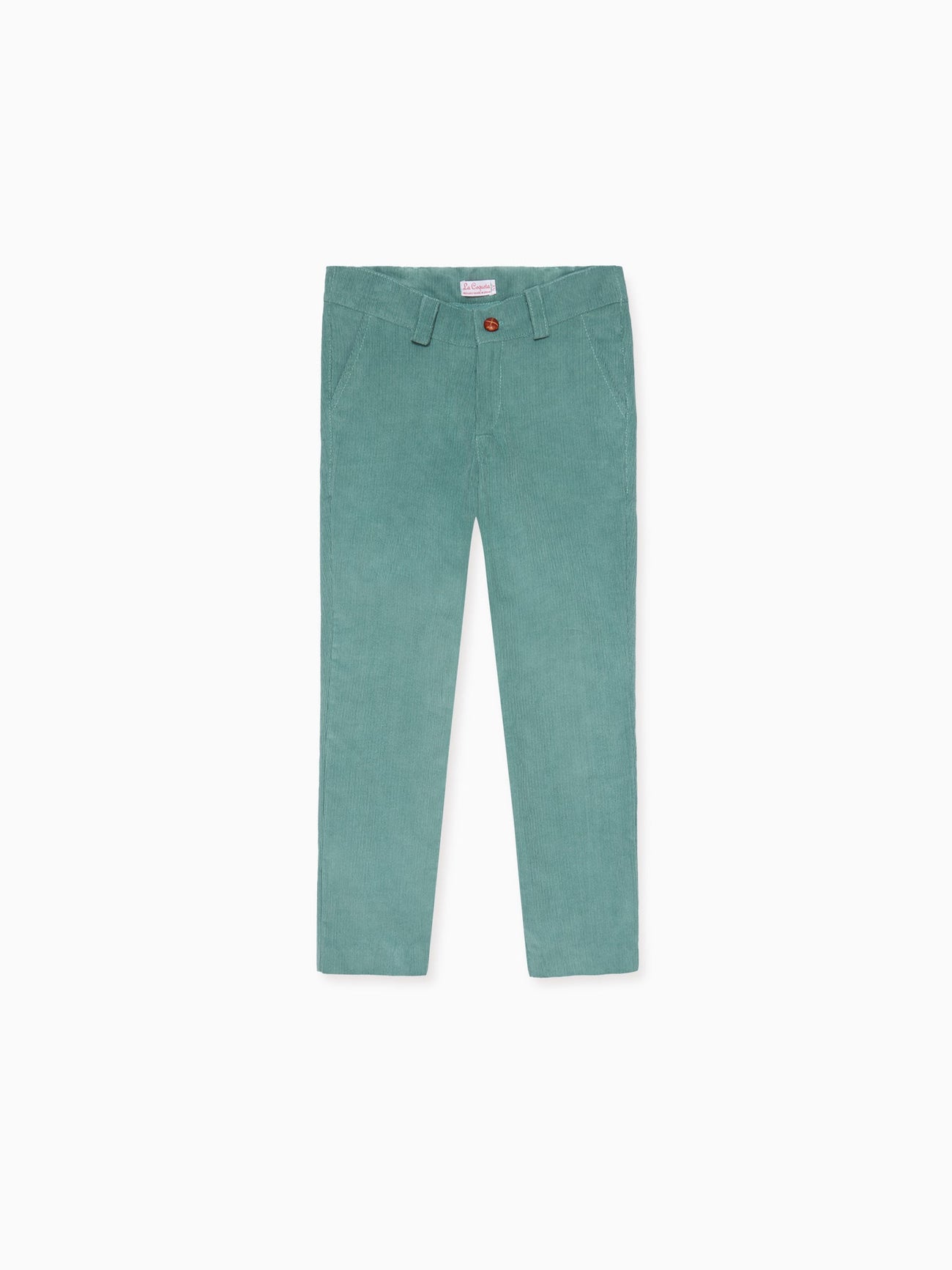 Green Reinaldo Boy Corduroy Trousers