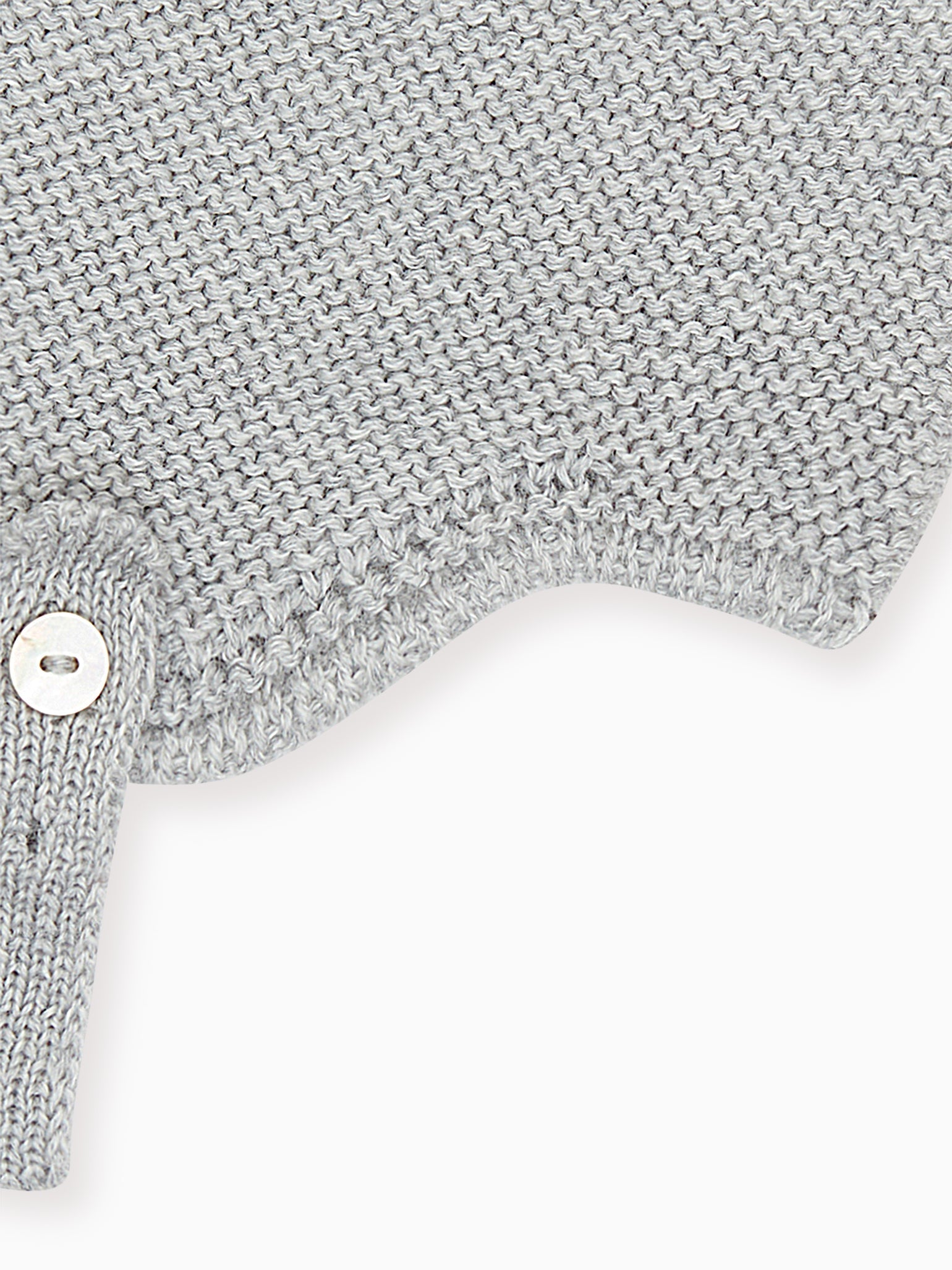 Grey Melange Renta Merino Baby Bonnet