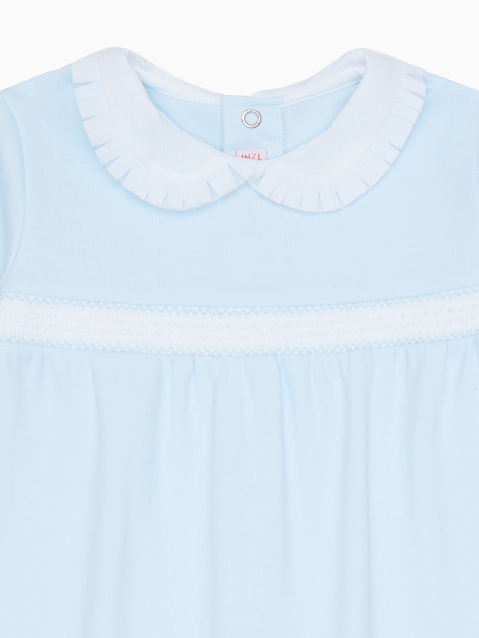 Blue Rosauro Smock Baby Sleepsuit