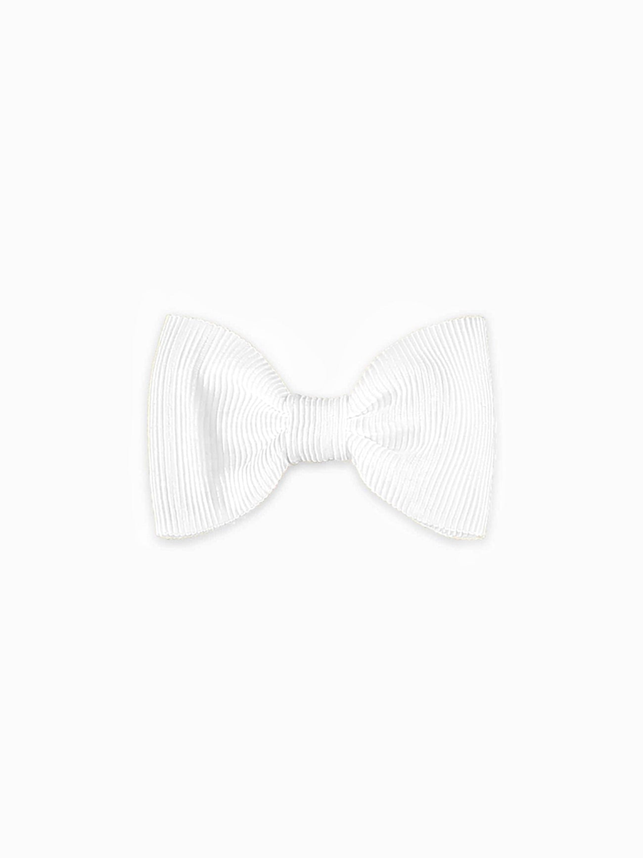 White Small Bow Girl Clip