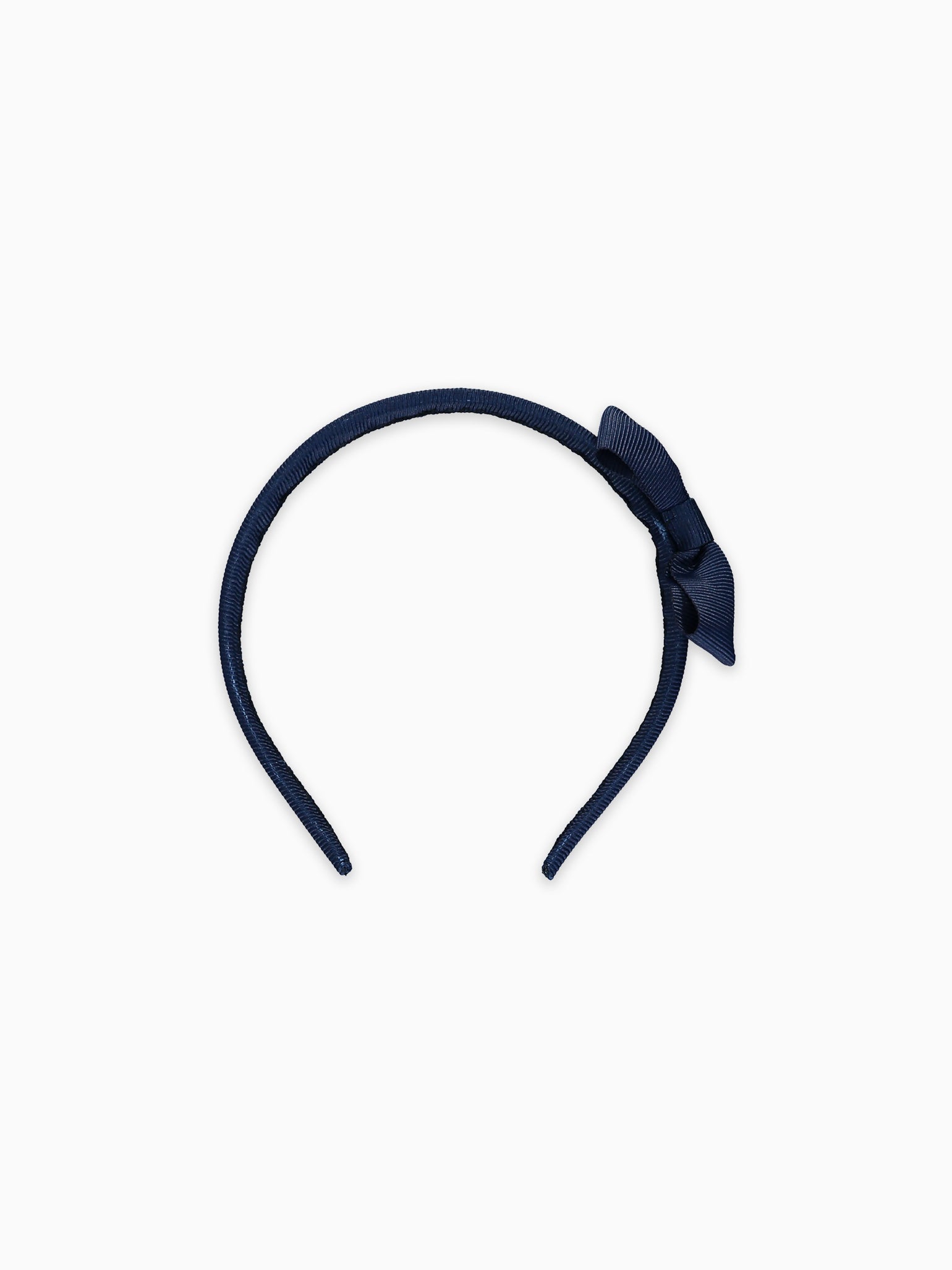 Navy Blue Small Bow Girl Hairband