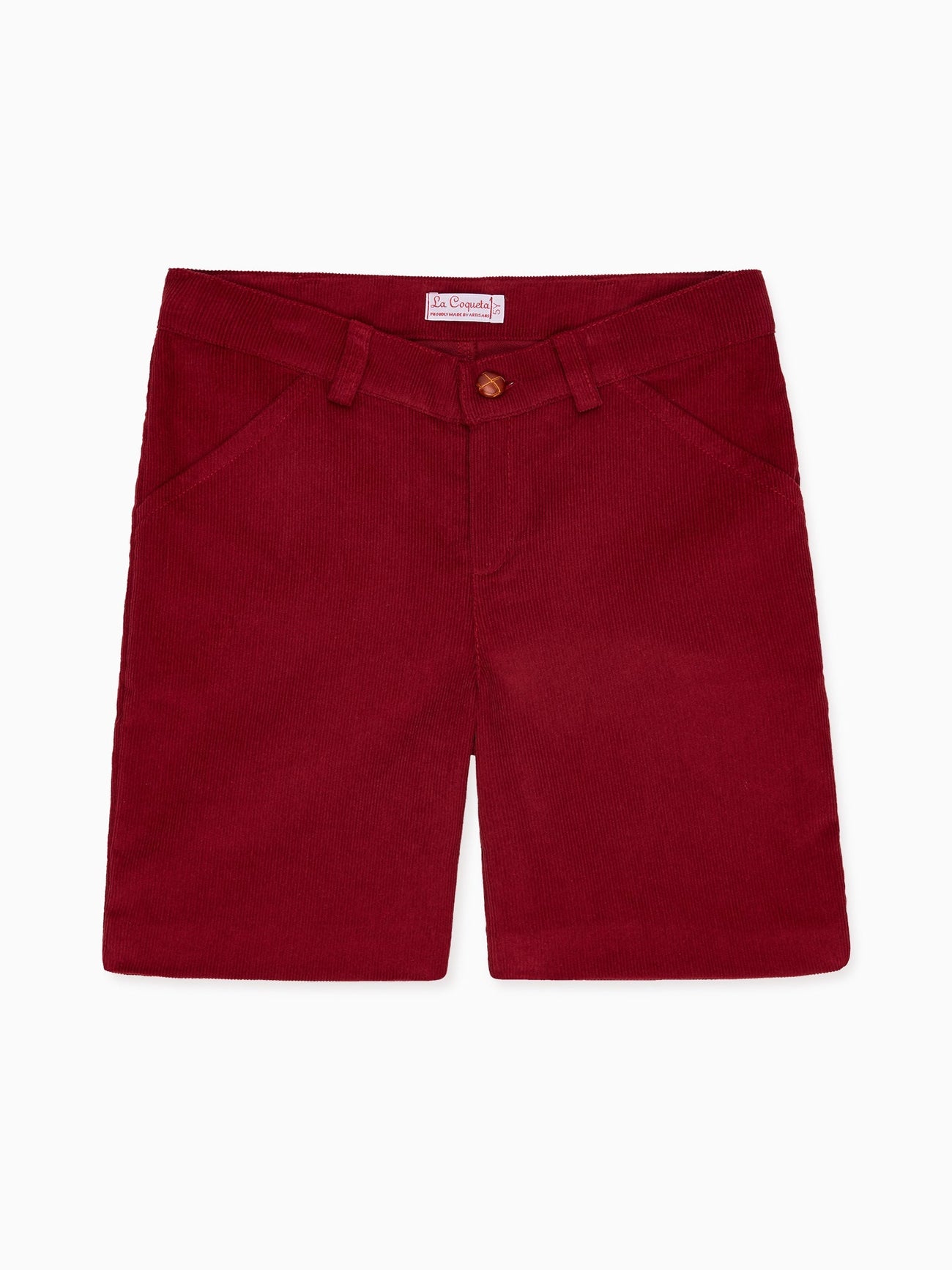 Burgundy Vicente Boy Shorts